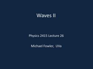 Waves II - Galileo and Einstein