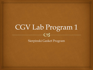 CGV Lab Program 1