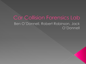Car Collision Forensics Lab