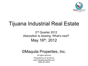 Tijuana Industrial Real Estate