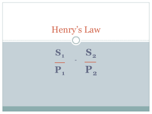 Henry`s Law - Embrace Challenge
