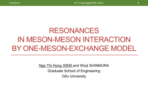 Meson-exchanged models