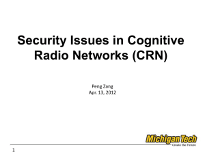 Security Issues in Cognitive Radio Networks (CRN)