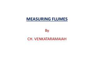 Measuring Flume