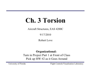 Ch. 3 Torsion - Adaptive Structure