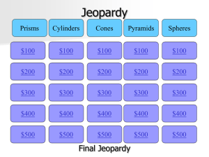 Review - Jeopardy _Volume_