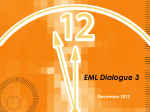 EML Dialogue 3 - Division Of Mathematics
