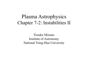 Plasma Astrophysics Chapter 7