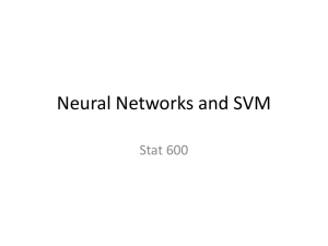 Neural Networks and SVM