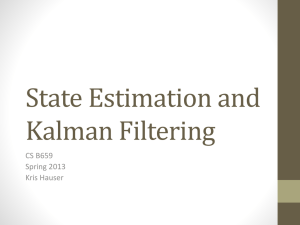 State estimation and Kalman filtering