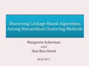 Discerning Linkage-Based Algorithms Among Hierarchical
