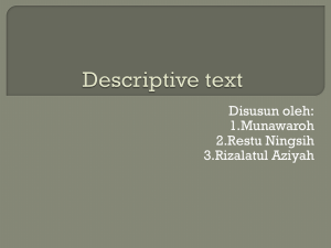 Descriptive text