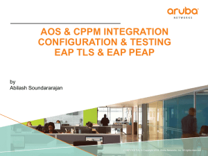 AOS CPPM Integration - Configuration Testing