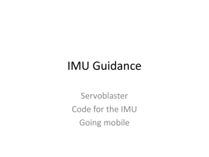IMU Guidance