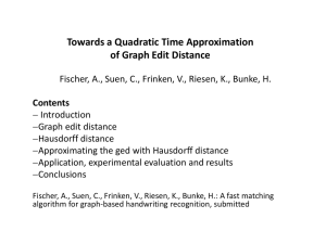 Towards a Quadratic Time Approximation of Graph - DAMA-UPC