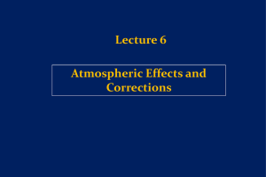 lecture-6 Atmospheric effects and corrections1