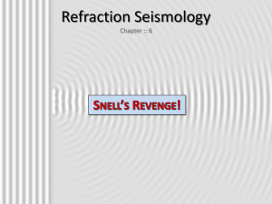 Refraction Seismology