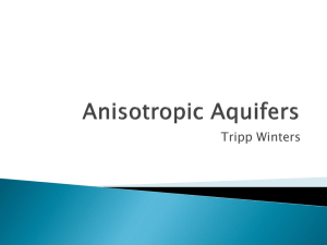 8. Anisotropic aquifers
