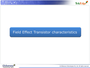 Field Effect Transistor Charecteristics