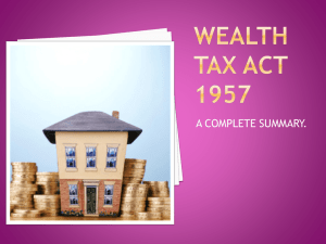 WEALTH TAX ACT 1957