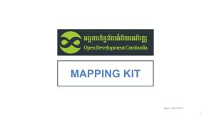Guide for Map Kit usage - Open Development Cambodia