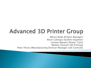 3D Printer CDR