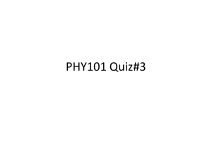PHY101 Quiz#3 - People Server at UNCW