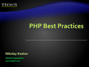 8. PHP-Best-Practices