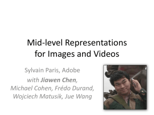 Mid-level Representation for Images and Videos