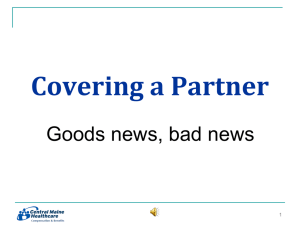 Covering a Partner - Healthy Decisions