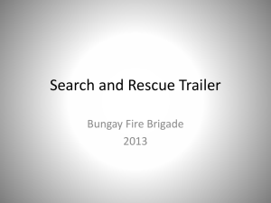 Search and Rescue trailer introduction