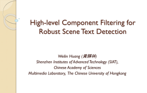 High-level Component Filtering for Robust Scene Text Detection
