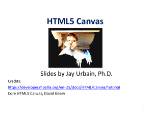 HTML5: Drawing using the Canvas