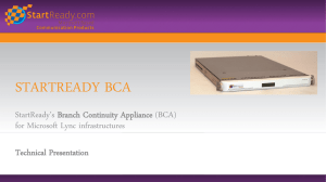 Why BCA? - StartReady