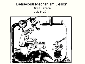 Behavioral Mechanism Design