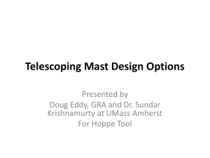 Telescoping Mast Design Options