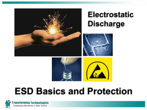 Electrostatic Discharge - Transforming Technologies