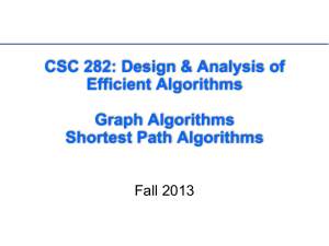 CSE 326: Data Structures Graph Algorithms