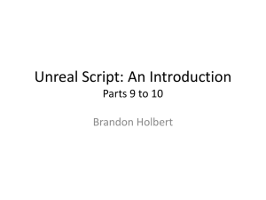 Unreal Script Tutorial Parts 9 to 10