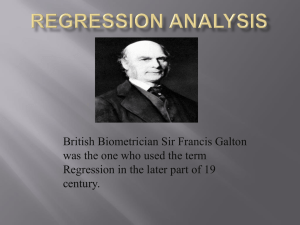 final ppt regression