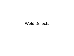 Weld Defects
