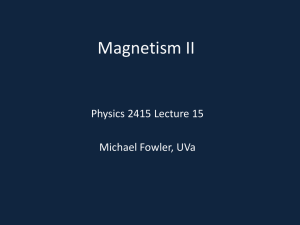 Magnetism II - Galileo and Einstein