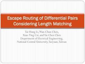 Escape Routing of Differential Pairs Considering Length Matching