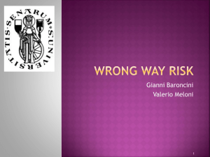 Specific Wrong way risk - Università degli Studi di Siena