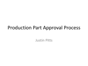 Pre Production Approval Process