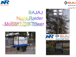 Unique Features of Nite Raider Mobile Light Tower