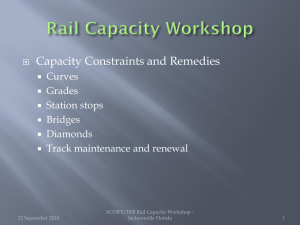 Rail Capacity Workshop