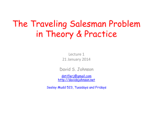 Lecture 01, 21 January 2014