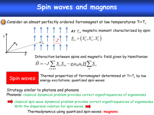 Spin waves and magnons