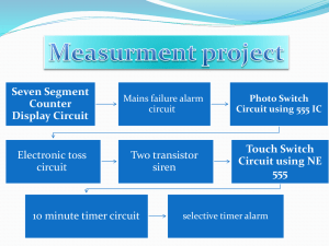 Seven Segment Counter Display Circuit